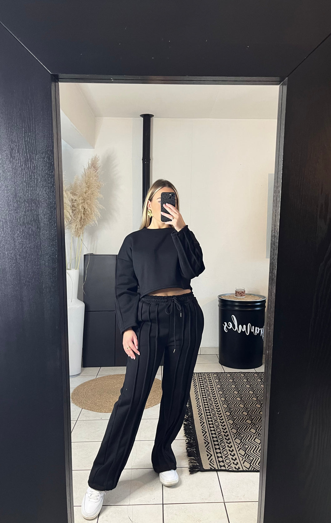 Ensemble jogging noir